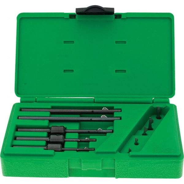 Deburr Master - 5 Piece Power Deburring Tool Set - Includes 1/8 to 1/4" Diam Hole Range Tools - Eagle Tool & Supply