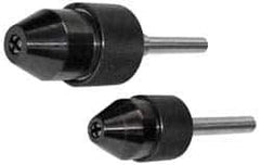 Knurlcraft - 2MT, 1/32 to 1/2" Capacity, Integral Shank Drill Chuck - Keyless, Taper Shank - Exact Industrial Supply