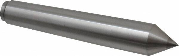 Riten - 1-1/4" Head Diam, Carbide-Tipped Steel Standard Point Solid Dead Center - Jarno 10 Taper, 1-1/4" Point Diam, 2" Point Length, 7-1/2" OAL - Eagle Tool & Supply