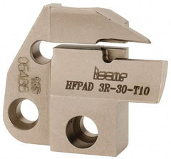 Iscar - 3mm Groove Width, 10mm Max Depth of Cut, Right Hand Cut, HFPAD Indexable Grooving Blade - GRIP, HGN-C, HGN-J, HGN-UT, HGPL Insert Style, Series Modular Grip - Eagle Tool & Supply