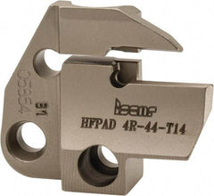 Iscar - 4mm Groove Width, 14mm Max Depth of Cut, Right Hand Cut, HFPAD Indexable Grooving Blade - DGN/DGNC/DGNM-C, DGNM-J/JS/JT, DGN-UT/UA, GRIP, HFPR/L, HGPL Insert Style, Series Modular Grip - Eagle Tool & Supply