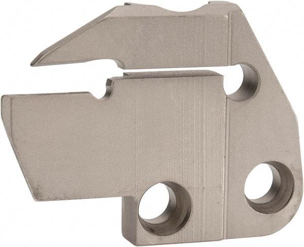Iscar - 3mm Groove Width, 18mm Max Depth of Cut, Left Hand Cut, HFPAD Indexable Grooving Blade - GRIP, HGN-C, HGN-J, HGN-UT, HGPL Insert Style, Series Modular Grip - Eagle Tool & Supply