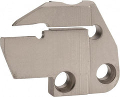 Iscar - 3mm Groove Width, 18mm Max Depth of Cut, Left Hand Cut, HFPAD Indexable Grooving Blade - GRIP, HGN-C, HGN-J, HGN-UT, HGPL Insert Style, Series Modular Grip - Eagle Tool & Supply