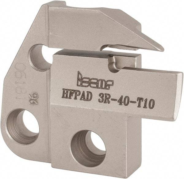 Iscar - 3mm Groove Width, 18mm Max Depth of Cut, Right Hand Cut, HFPAD Indexable Grooving Blade - GRIP, HGN-C, HGN-J, HGN-UT, HGPL Insert Style, Series Modular Grip - Eagle Tool & Supply