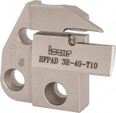 Iscar - 3mm Groove Width, 18mm Max Depth of Cut, Right Hand Cut, HFPAD Indexable Grooving Blade - GRIP, HGN-C, HGN-J, HGN-UT, HGPL Insert Style, Series Modular Grip - Eagle Tool & Supply