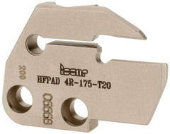 Iscar - 4mm Groove Width, 20mm Max Depth of Cut, Right Hand Cut, HFPAD Indexable Grooving Blade - DGN/DGNC/DGNM-C, DGNM-J/JS/JT, DGN-UT/UA, GRIP, HFPR/L, HGPL Insert Style, Series Modular Grip - Eagle Tool & Supply