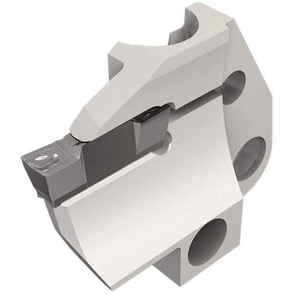 Iscar - 5mm Groove Width, 14mm Max Depth of Cut, Left Hand Cut, HFPAD Indexable Grooving Blade - HFPR/L Insert Style, Series Modular Grip - Eagle Tool & Supply