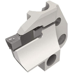 Iscar - 5mm Groove Width, 14mm Max Depth of Cut, Left Hand Cut, HFPAD Indexable Grooving Blade - HFPR/L Insert Style, Series Modular Grip - Eagle Tool & Supply