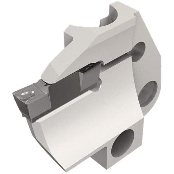 Iscar - 5mm Groove Width, 20mm Max Depth of Cut, Left Hand Cut, HFPAD Indexable Grooving Blade - HFPR/L Insert Style, Series Modular Grip - Eagle Tool & Supply