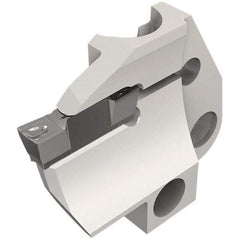 Iscar - 5mm Groove Width, 20mm Max Depth of Cut, Left Hand Cut, HFPAD Indexable Grooving Blade - HFPR/L Insert Style, Series Modular Grip - Eagle Tool & Supply