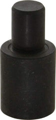 Gibraltar - 1-1/4" OAL, 3/4" Head Height, 5/8" OD, Hardened Steel, Ground, Press Fit Rest Button - Black Oxide Coating, 3/8" Pin Diam, 1/2" Long Pin - Eagle Tool & Supply
