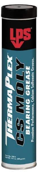 LPS - 14.1 oz Cartridge Calcium Extreme Pressure Grease - Gray/Black, Extreme Pressure, Food Grade & High Temperature, 425°F Max Temp, NLGIG 2, - Eagle Tool & Supply