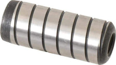Holo-Krome - 1/2" Diam x 1-1/4" Pin Length 4000 Alloy Steel Pull Out Dowel Pin - Black Luster Finish, C 47-58 & C 60 (Surface) Hardness, 1 Beveled & 1 Threaded End - Eagle Tool & Supply