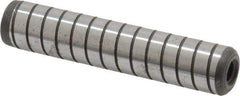 Holo-Krome - 1/2" Diam x 2-1/2" Pin Length 4000 Alloy Steel Pull Out Dowel Pin - Black Luster Finish, C 47-58 & C 60 (Surface) Hardness, 1 Beveled & 1 Threaded End - Eagle Tool & Supply