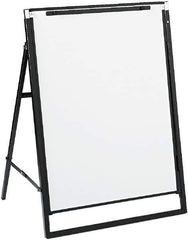Quartet - 36" High x 24" Wide Erasable Melamine Marker Boards - Steel Frame, 30-1/2" Deep, Includes One Quartet Dry-Erase Marker - Eagle Tool & Supply