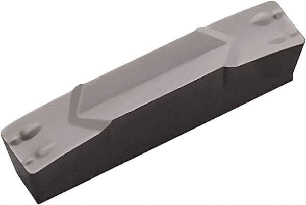Kyocera - 2420020GMM Grade TN90, 2.4mm Cutting Width Cermet Grooving Insert - 0.492" Max Depth of Cut, Neutral, 0.2mm Corner Radius, Uncoated - Eagle Tool & Supply