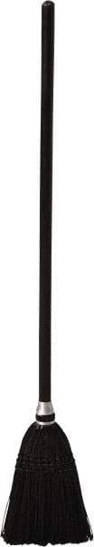 Rubbermaid - 37-1/2" OAL Lobby Broom - Wood Handle, 7-1/2" Bristle Length, 7-1/2" Wide - Eagle Tool & Supply