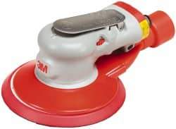 3M - 10,000 OPM, 17 CFM Air Consumption, 90 psi Air Pressure, Palm Air Orbital Sander - Round Pad, - Eagle Tool & Supply