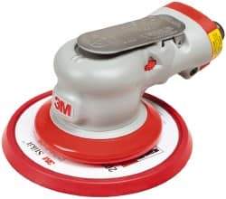 3M - 12,000 OPM, 17 CFM Air Consumption, 90 psi Air Pressure, Palm Air Orbital Sander - Round Pad, - Eagle Tool & Supply