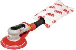 3M - 10,000 OPM, 17 CFM Air Consumption, 90 psi Air Pressure, Palm Air Orbital Sander - Round Pad, - Eagle Tool & Supply