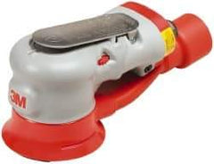 3M - 12,000 OPM, 17 CFM Air Consumption, 90 psi Air Pressure, Palm Air Orbital Sander - Round Pad, - Eagle Tool & Supply