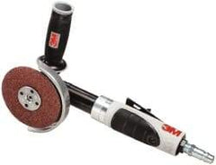 3M - 4-1/2" Wheel Diam, 12,000 RPM, Pneumatic Angle & Disc Grinder - 5/8-11 Spindle, 35 CFM - Eagle Tool & Supply