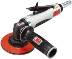 3M - 4 to 5" Disc, 12,000 RPM, Pneumatic Handheld Disc Sander - 3/8 NPT Inlet, 1 hp, 90 psi - Eagle Tool & Supply