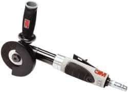 3M - 4" Wheel Diam, 18,000 RPM, Pneumatic Cutoff & Cutoff-Grinder Tool - Right Angle Handle, 3/8 NPT Inlet - Eagle Tool & Supply