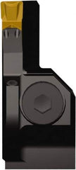 Seco - CFO, External, Left Hand, 0.71" Max Depth of Cut, 3mm Min Groove Width, Indexable Grooving Tool Holder - LC.. 1603.. Insert Compatibility, 1" Shank Height, 1" Shank Width, 6" OAL - Eagle Tool & Supply