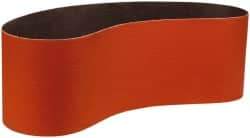 3M - 6" Wide x 48" OAL, 36 Grit, Ceramic Abrasive Belt - Ceramic, Very Coarse, Coated, YF Weighted Cloth Backing, Wet/Dry, Series 984F - Eagle Tool & Supply