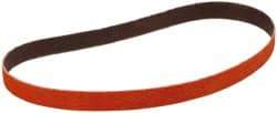 3M - 3/4" Wide x 20-1/2" OAL, 36 Grit, Ceramic Abrasive Belt - Ceramic, Very Coarse, Coated, YF Weighted Cloth Backing, Wet/Dry, Series 984F - Eagle Tool & Supply