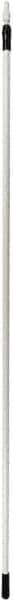 Remco - 189 x 1-1/4" Fiberglass Squeegee Handle - European Threaded Connection, White, Telescoping - Eagle Tool & Supply