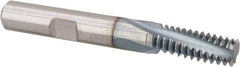 Emuge - 3/8-16 UNC, 0.301" Cutting Diam, 3 Flute, Solid Carbide Helical Flute Thread Mill - Internal Thread, 0.78" LOC, 2-1/2" OAL, 5/16" Shank Diam - Eagle Tool & Supply