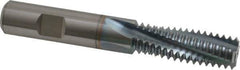 Emuge - 7/8-9 UNC, 0.621" Cutting Diam, 4 Flute, Solid Carbide Helical Flute Thread Mill - Internal Thread, 1.829" LOC, 4-1/4" OAL, 5/8" Shank Diam - Eagle Tool & Supply