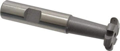 Value Collection - 3/32" Radius, 3/16" Circle Diam, 7/8" Cutter Diam, Shank Connection, Convex Radius Cutter - 1/2" Shank Diam, 3" OAL, High Speed Steel, Uncoated, 6 Teeth, Weldon Flat - Eagle Tool & Supply