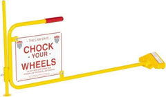 Vestil - 40-1/16" Wide x 20-1/8" High x 7-1/2" Deep, Steel Wheel Chock - Eagle Tool & Supply