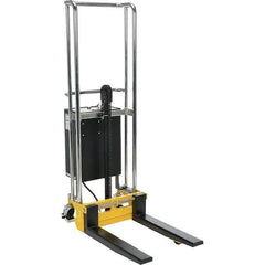 Vestil - 880 Lb Capacity, 59" Lift Height, Portable Workstation Manually Operated Lift - Eagle Tool & Supply