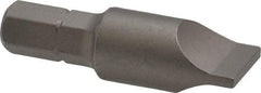 Wera - 1/2" x 0.078" Blade, 5/16" Drive Slotted Screwdriver Bit - 1-19/32" OAL - Eagle Tool & Supply