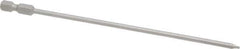 Wera - 9/64" Slotted Screwdriver Bit - 1/4" Hex Drive, 6" OAL - Eagle Tool & Supply