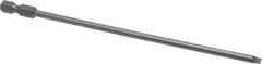 Wera - 5/32" Slotted Screwdriver Bit - 1/4" Hex Drive, 6" OAL - Eagle Tool & Supply