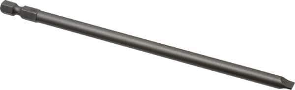 Wera - 1/4" Slotted Screwdriver Bit - 1/4" Hex Drive, 6" OAL - Eagle Tool & Supply