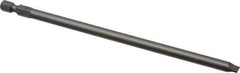 Wera - 1/4" Slotted Screwdriver Bit - 1/4" Hex Drive, 6" OAL - Eagle Tool & Supply