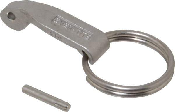 EVER-TITE Coupling Products - 1/2 - 3/4" Handle, Ring & Pin - Stainless Steel, Use with - Eagle Tool & Supply