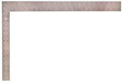 Empire Level - 24" Blade Length x 2" Blade Width, 16" Base Length x 1-1/2" Base Width Steel Square - 2 Inch Wide Blade, 1-1/2 Inch Wide Base - Eagle Tool & Supply