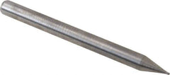 Accupro - 0.025", 4 Flute, Single End, Solid Carbide, 0.005" Corner Radius End Mill - 1-1/2" OAL, 30° Helix, Right Hand Flute, 0.038" LOC, Right Hand Cut - Eagle Tool & Supply