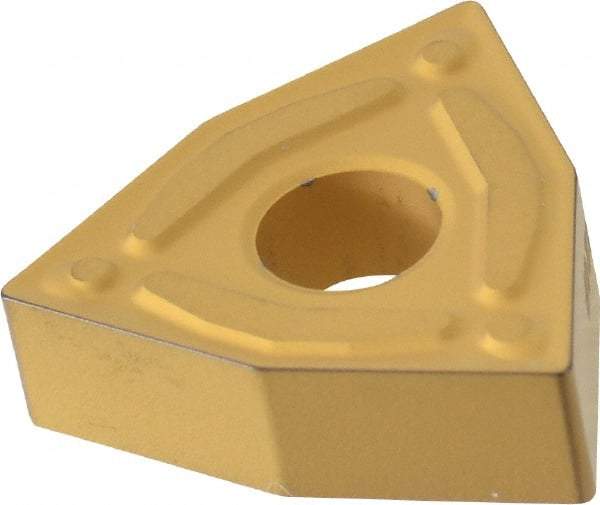 Sumitomo - WNMG431 ENG Grade AC820P Carbide Turning Insert - 80° Trigon, 1/2" Inscr Circle, 3/16" Thick, 1/64" Corner Radius - Eagle Tool & Supply