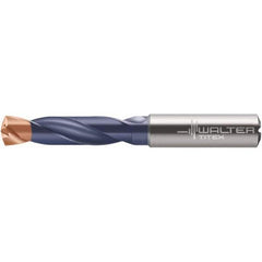 Walter-Titex - 11.1mm 140° Spiral Flute Solid Carbide Screw Machine Drill Bit - Eagle Tool & Supply