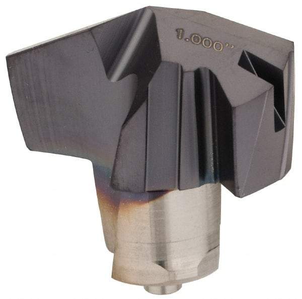 Iscar - Series ICM, 1" Diam Grade IC908 140° Replaceable Drill Tip - Carbide, TiAlN Finish, 25 Seat Size, Through Coolant - Eagle Tool & Supply