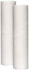 Dupont - 2" OD, 10µ, Universal Poly Block 2 Pack Cartridge Filter - 10" Long, Reduces Sediments & Rust - Eagle Tool & Supply