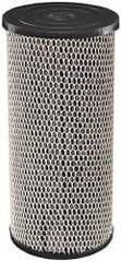 Dupont - 4" OD, 5µ, Spun-Wound Polypropylene & Universal Heavy Duty Carbon Wrap 2 Phase Cartridge Filter - 10" Long, Reduces Sediments, Tastes, Odors & Chlorine - Eagle Tool & Supply